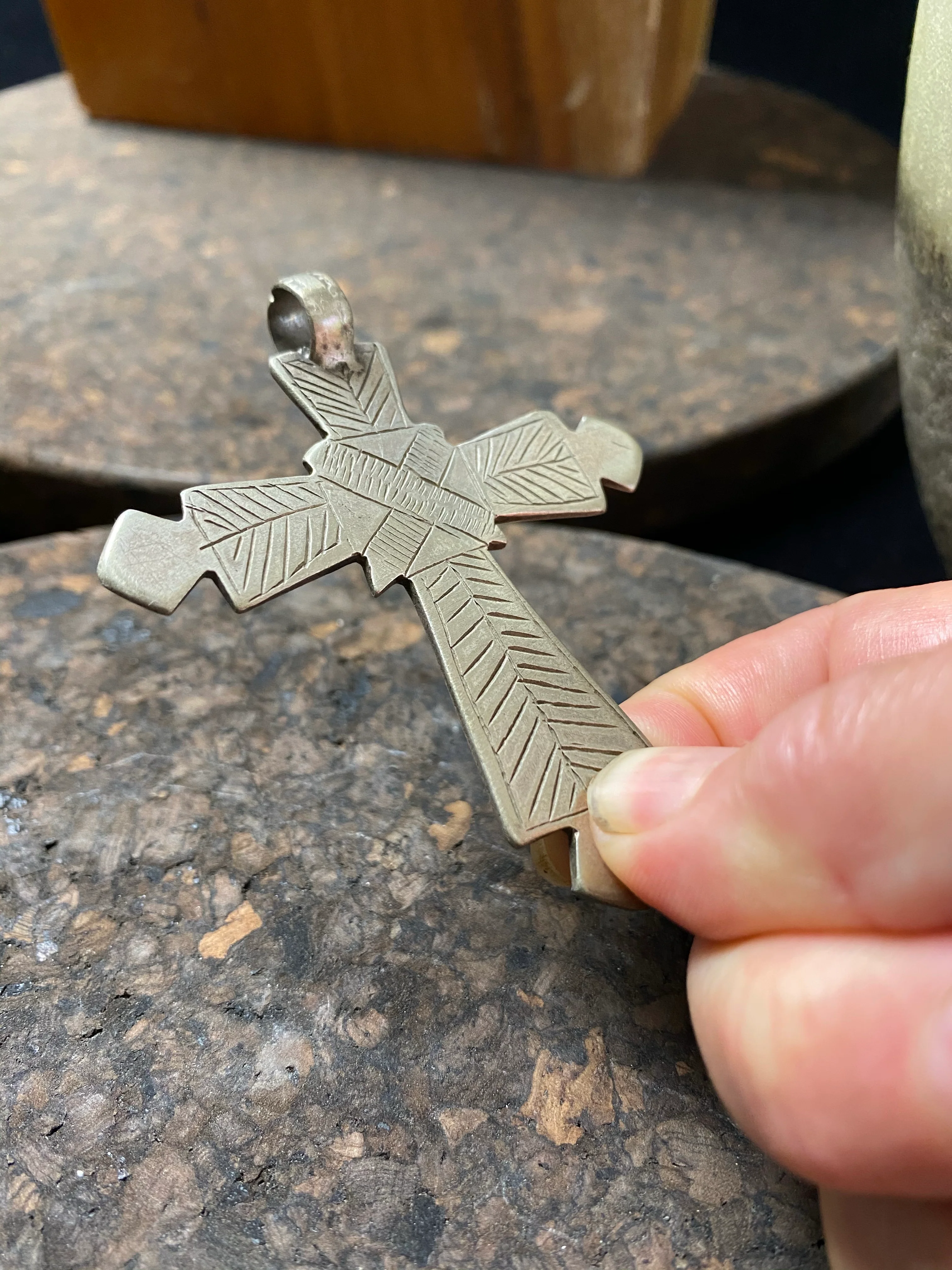 Antique Ethiopian Jewellery Cross - Image 4
