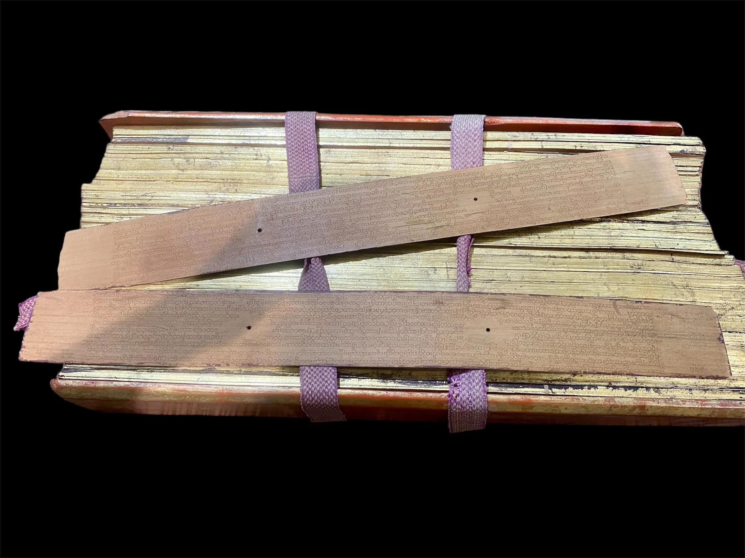 Palm Leaf Manuscript Book - Image 9