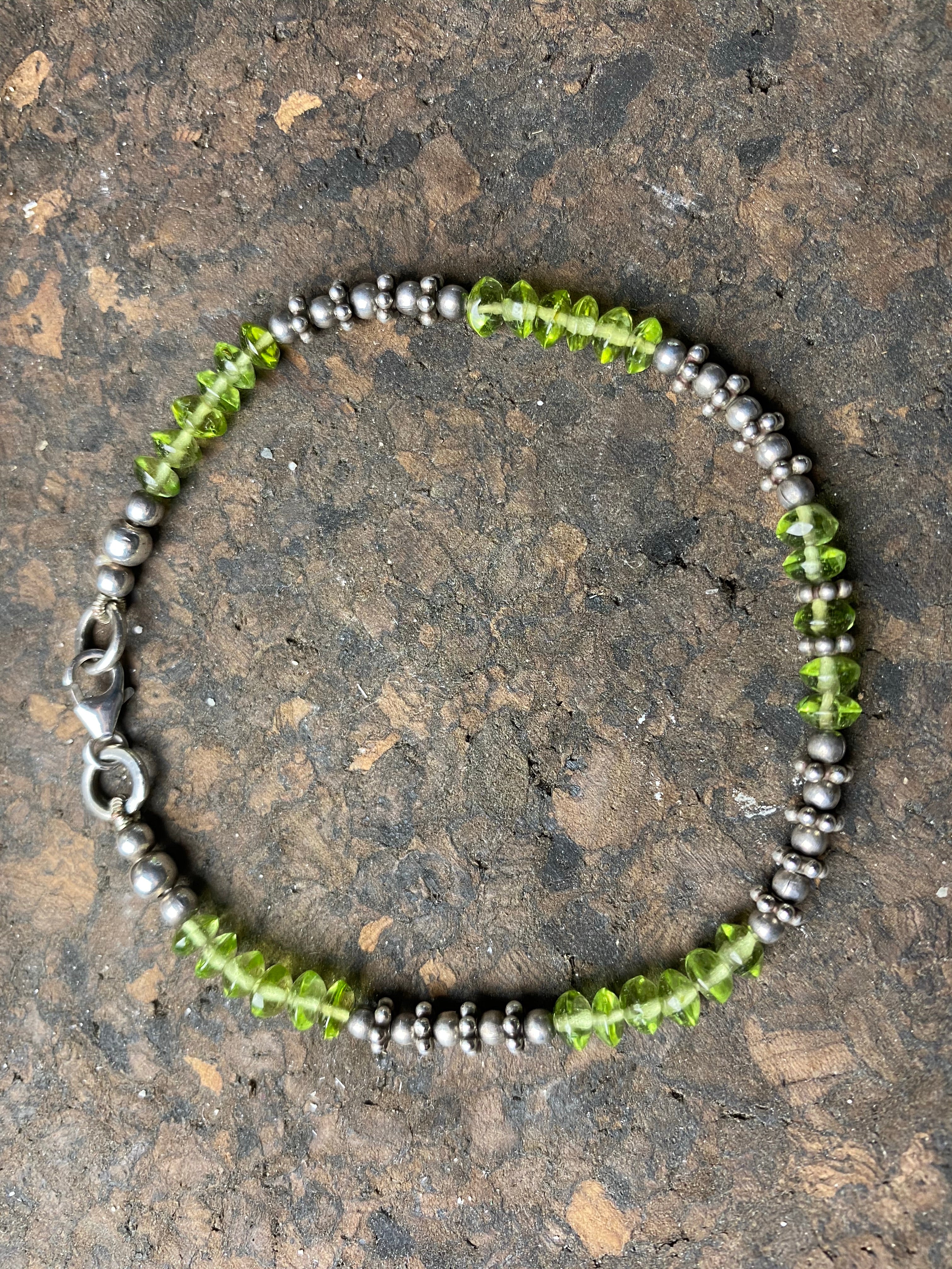 Peridot Bead Bracelet - Image 3