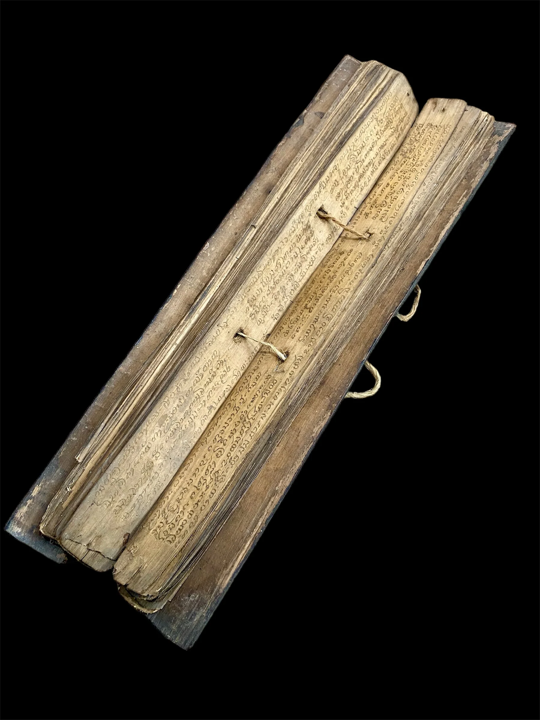 Sri Lankan Sinhalese Ola Palm Leaf Manuscript - Image 8