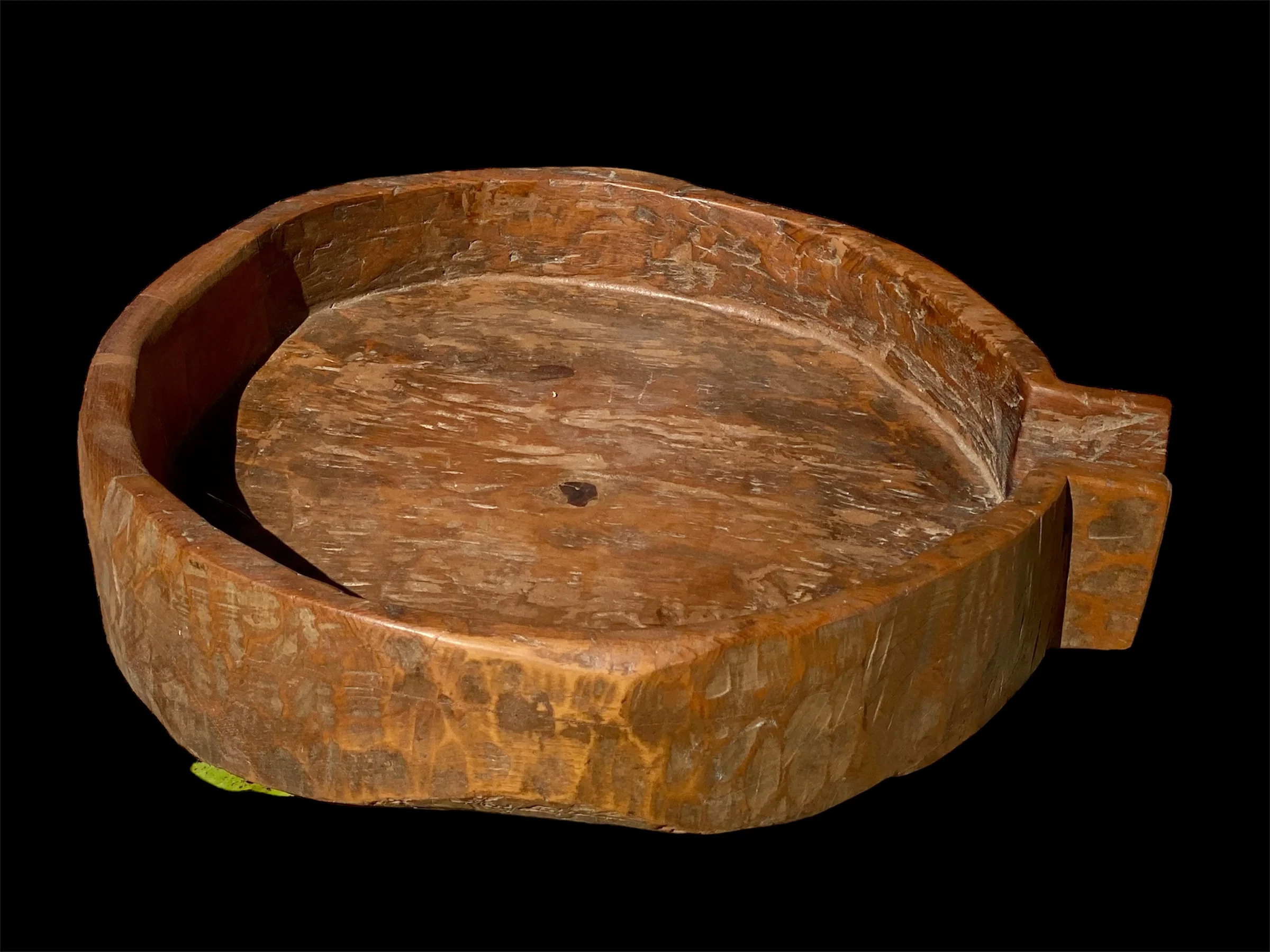 Very Large Teak Bowl With Spout - Image 3